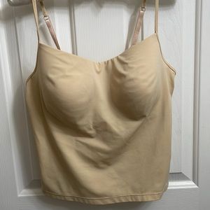Shape wear with built in bra with hooked back